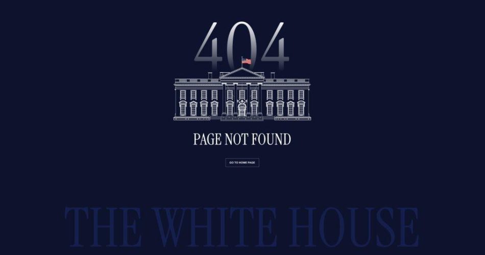 After Trump's inauguration, the Spanish version of the White house website was immediately removed.