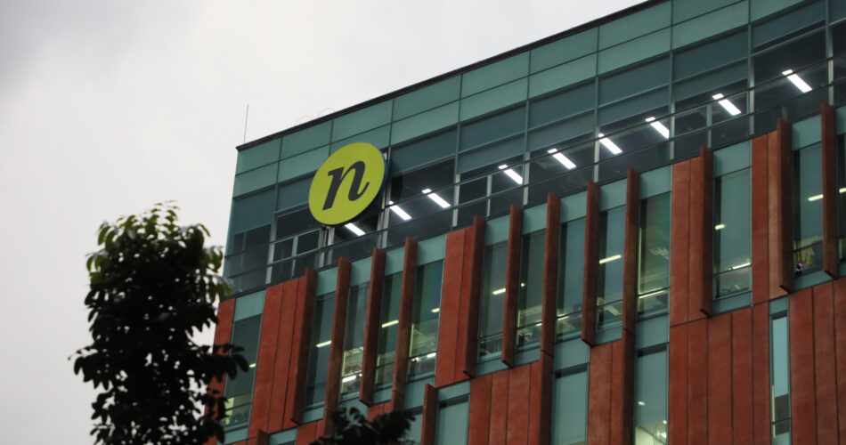 An outside view of the Ruta N building.